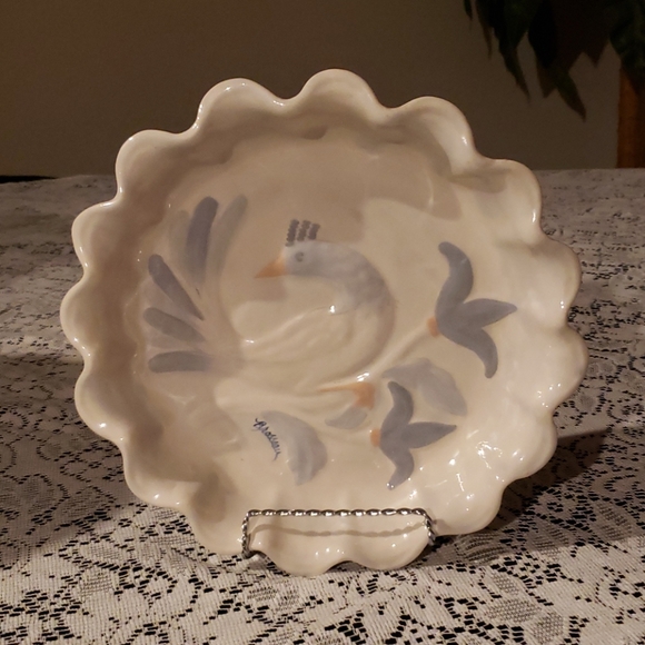 Ceramic Bird Plate. - Picture 6 of 7